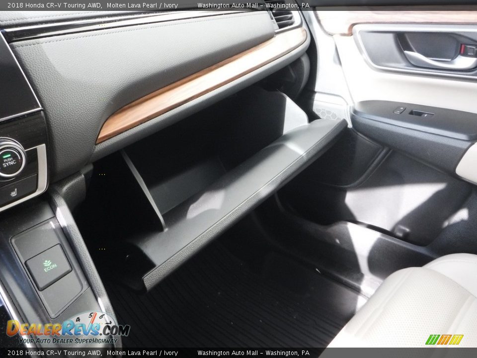 2018 Honda CR-V Touring AWD Molten Lava Pearl / Ivory Photo #24
