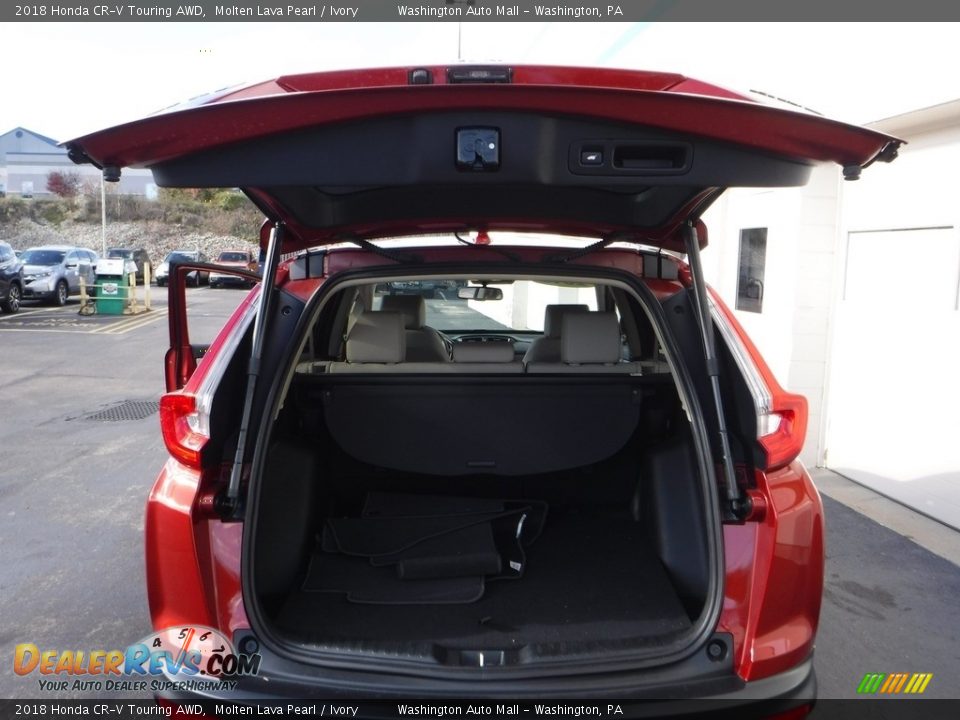 2018 Honda CR-V Touring AWD Molten Lava Pearl / Ivory Photo #26