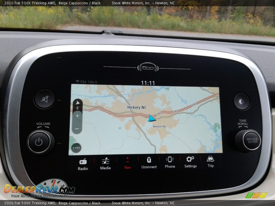 Navigation of 2020 Fiat 500X Trekking AWD Photo #22