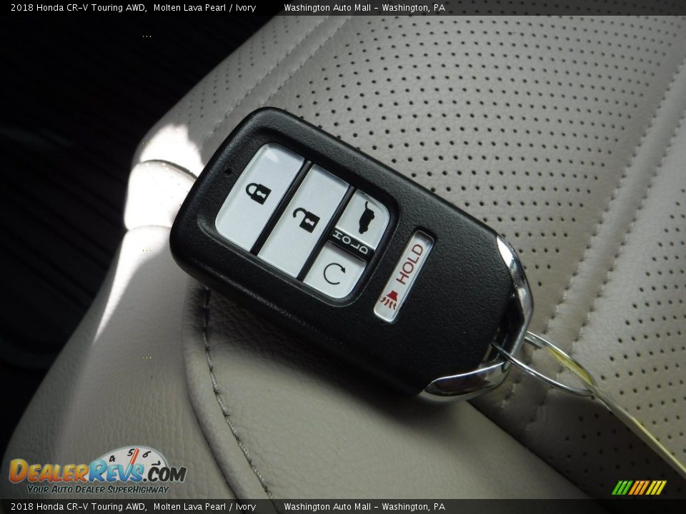 2018 Honda CR-V Touring AWD Molten Lava Pearl / Ivory Photo #28