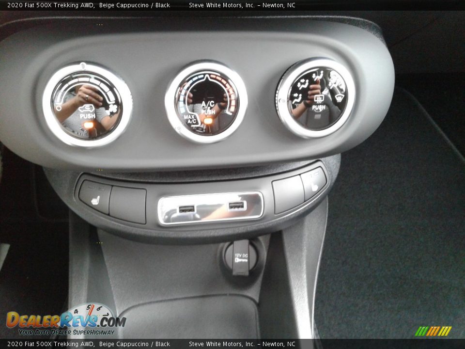 2020 Fiat 500X Trekking AWD Beige Cappuccino / Black Photo #25