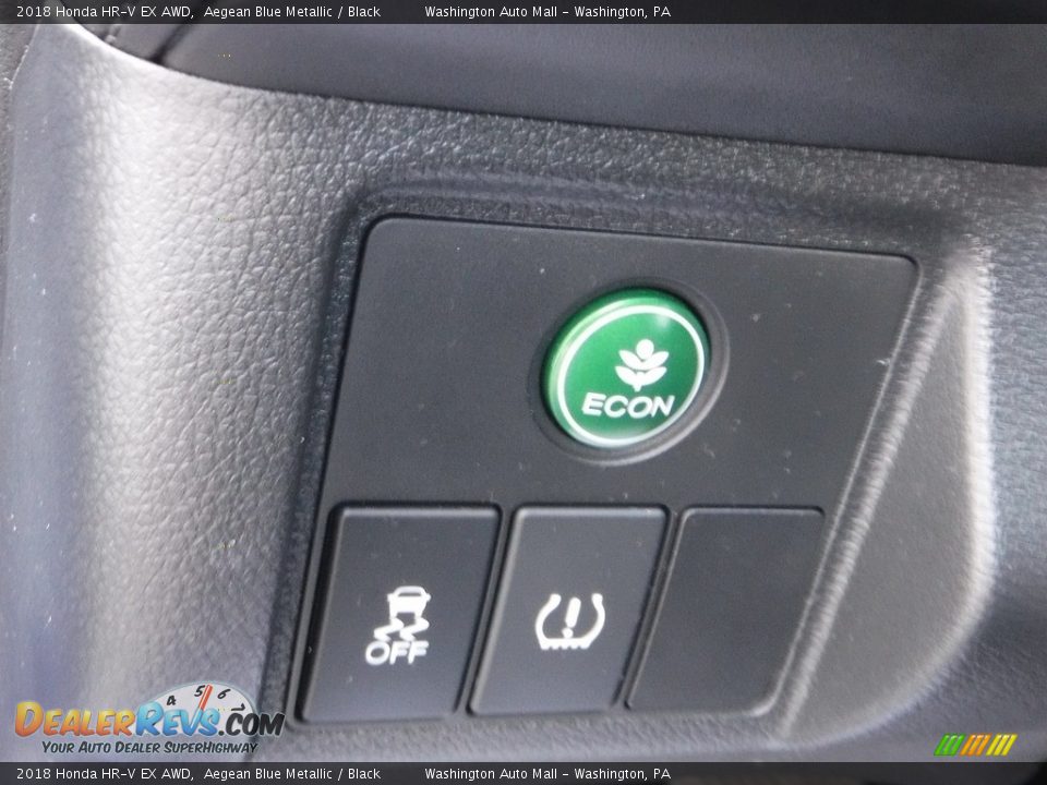 2018 Honda HR-V EX AWD Aegean Blue Metallic / Black Photo #16