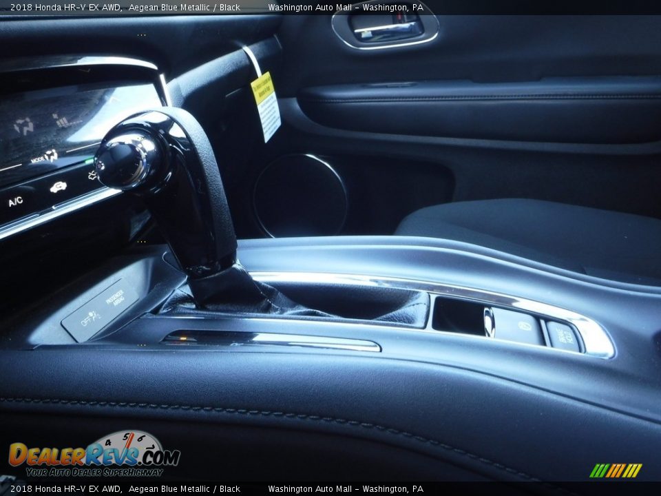 2018 Honda HR-V EX AWD Aegean Blue Metallic / Black Photo #19