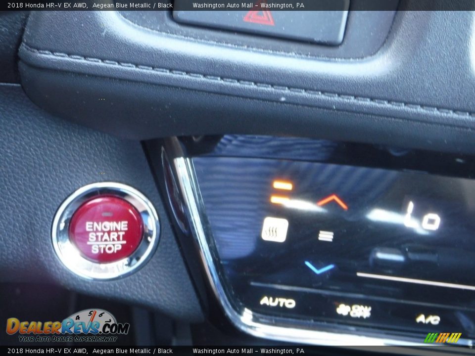 2018 Honda HR-V EX AWD Aegean Blue Metallic / Black Photo #20