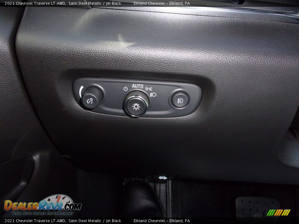 2021 Chevrolet Traverse LT AWD Satin Steel Metallic / Jet Black Photo #23
