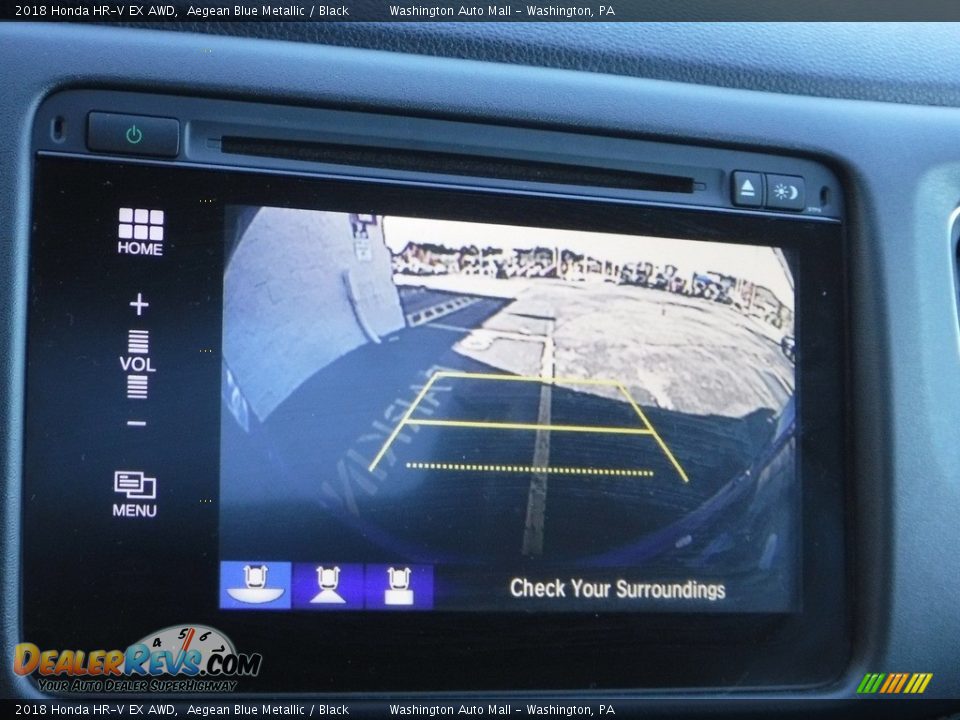 2018 Honda HR-V EX AWD Aegean Blue Metallic / Black Photo #22