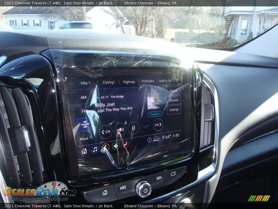 2021 Chevrolet Traverse LT AWD Satin Steel Metallic / Jet Black Photo #24