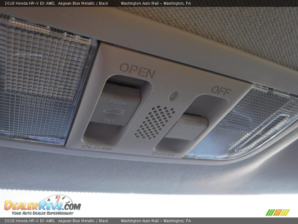 2018 Honda HR-V EX AWD Aegean Blue Metallic / Black Photo #26