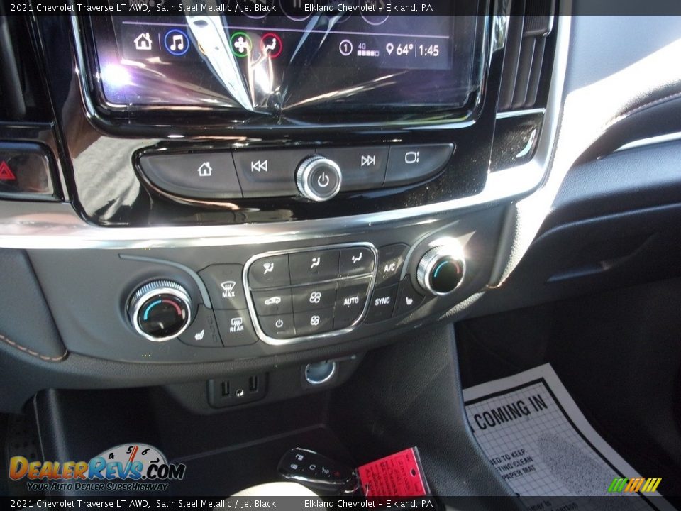 2021 Chevrolet Traverse LT AWD Satin Steel Metallic / Jet Black Photo #27