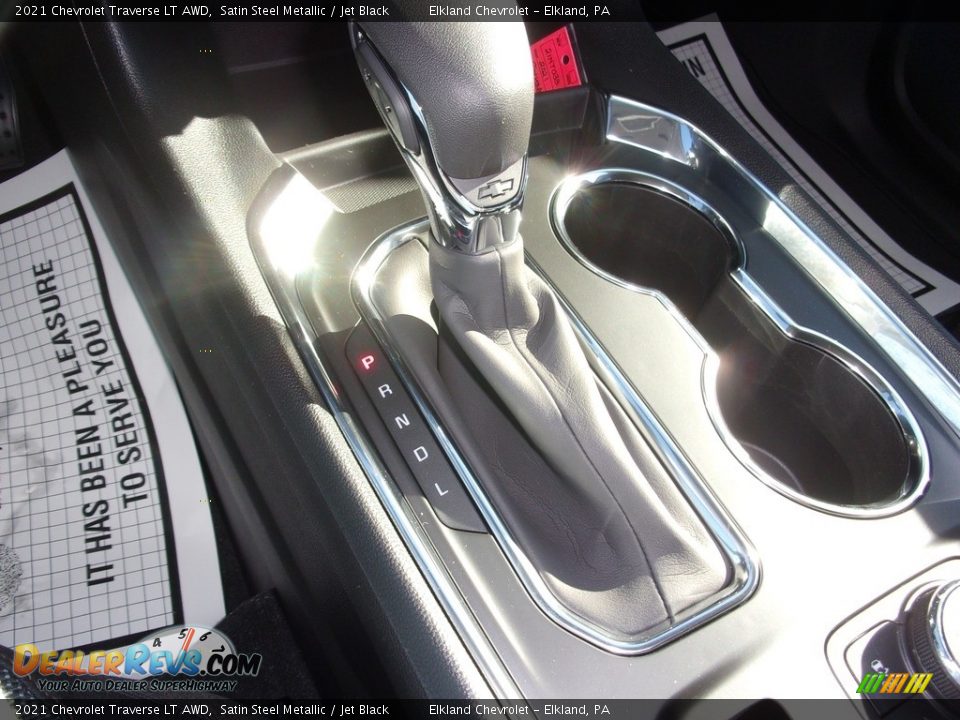 2021 Chevrolet Traverse LT AWD Satin Steel Metallic / Jet Black Photo #28