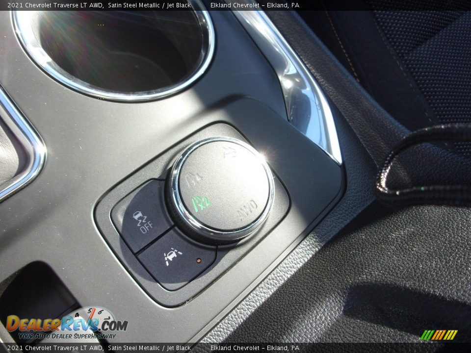 2021 Chevrolet Traverse LT AWD Satin Steel Metallic / Jet Black Photo #29