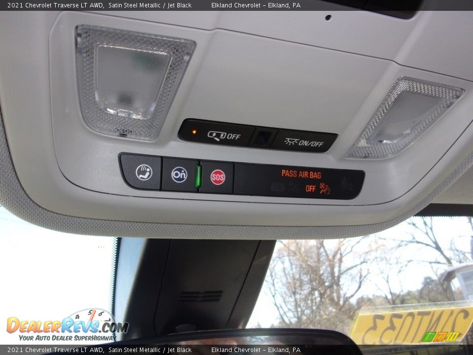 2021 Chevrolet Traverse LT AWD Satin Steel Metallic / Jet Black Photo #30