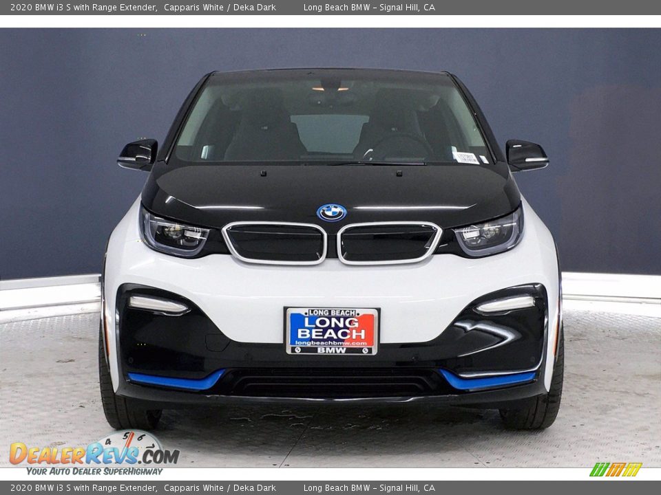 2020 BMW i3 S with Range Extender Capparis White / Deka Dark Photo #2