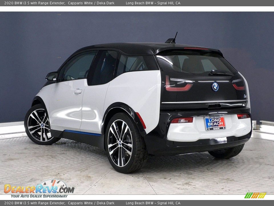 2020 BMW i3 S with Range Extender Capparis White / Deka Dark Photo #3