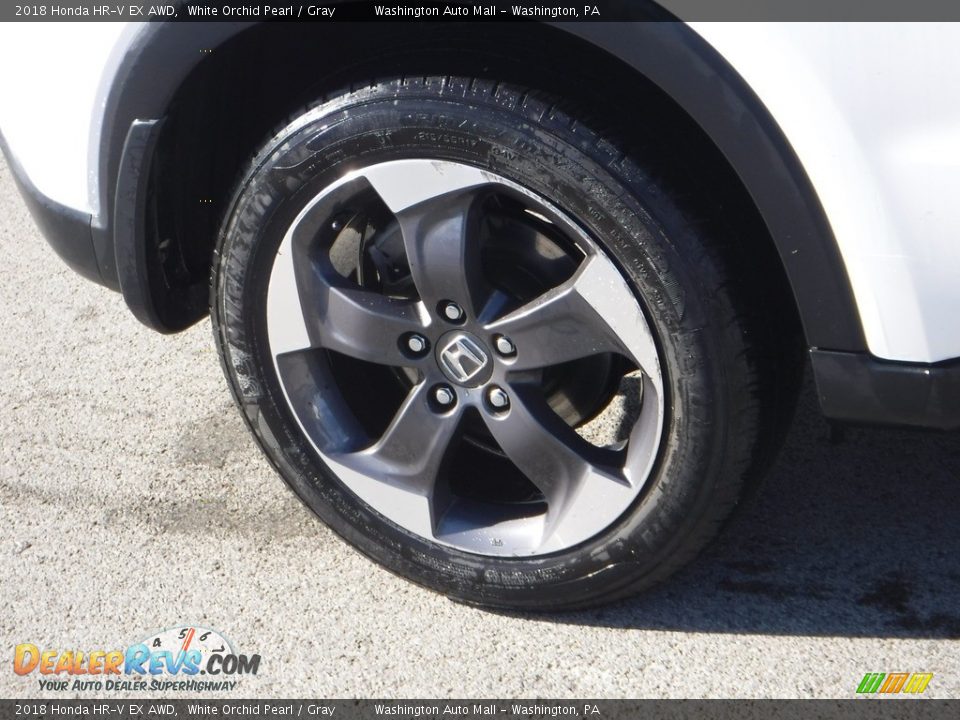 2018 Honda HR-V EX AWD White Orchid Pearl / Gray Photo #3