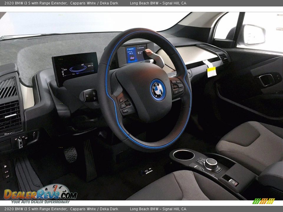 2020 BMW i3 S with Range Extender Capparis White / Deka Dark Photo #7