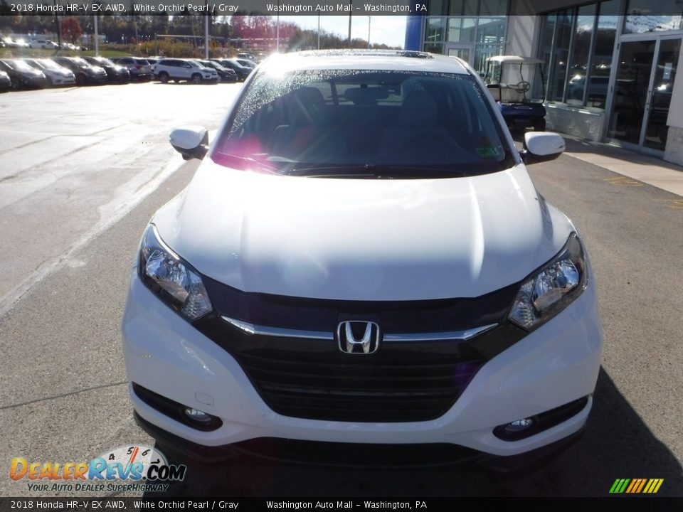 2018 Honda HR-V EX AWD White Orchid Pearl / Gray Photo #5