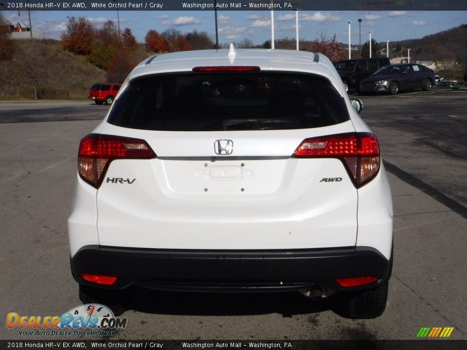 2018 Honda HR-V EX AWD White Orchid Pearl / Gray Photo #8