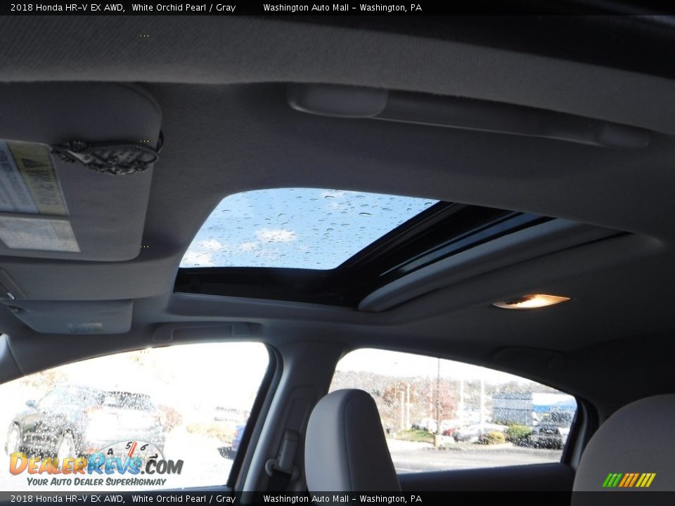 2018 Honda HR-V EX AWD White Orchid Pearl / Gray Photo #11
