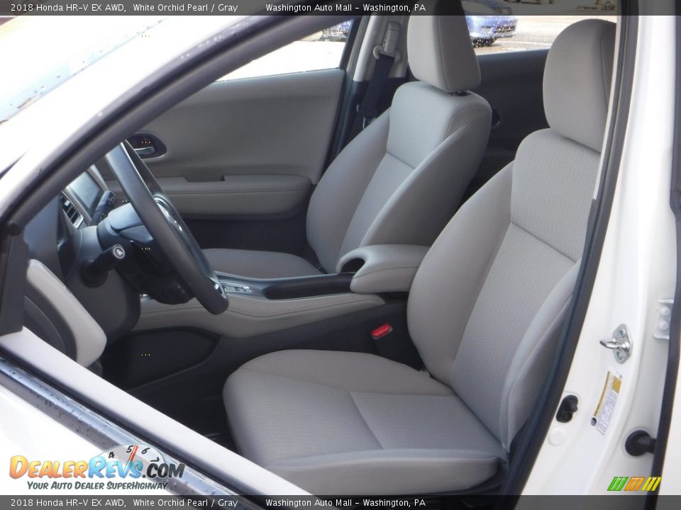 2018 Honda HR-V EX AWD White Orchid Pearl / Gray Photo #15