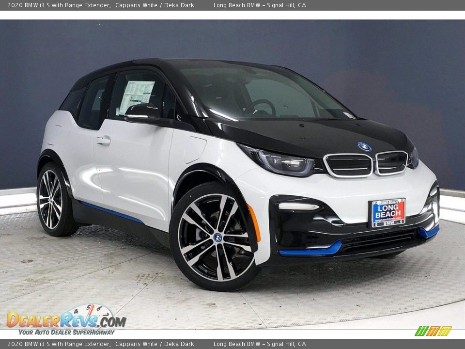 2020 BMW i3 S with Range Extender Capparis White / Deka Dark Photo #18