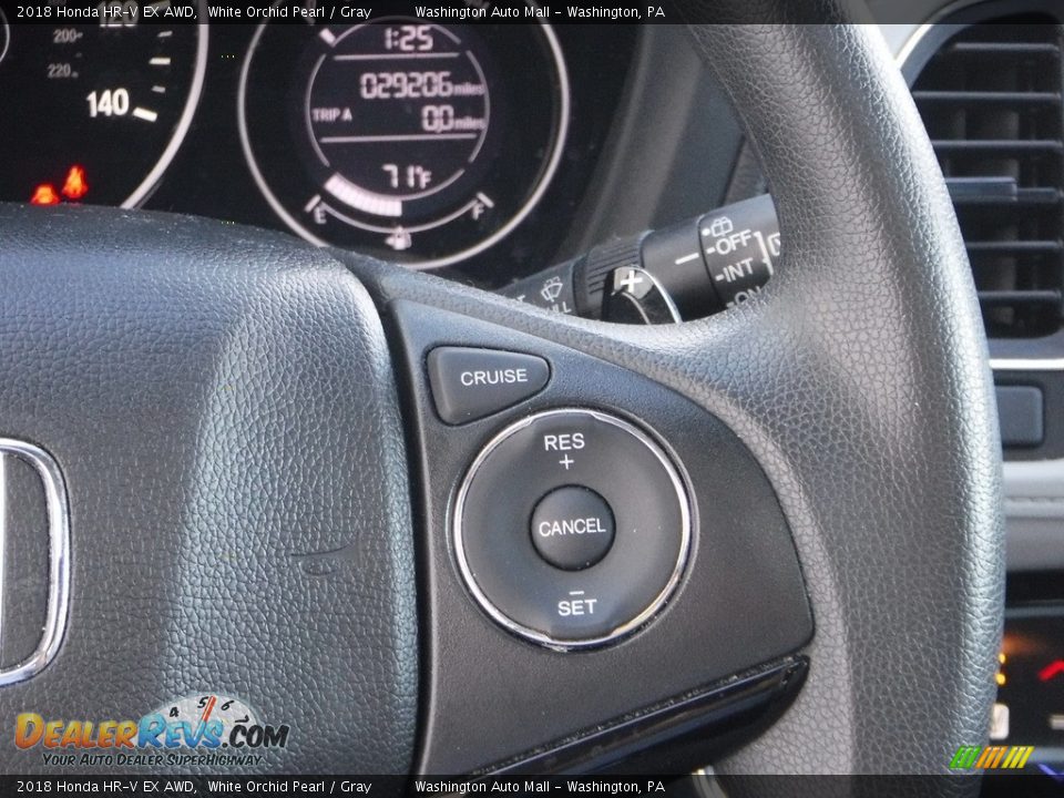 2018 Honda HR-V EX AWD White Orchid Pearl / Gray Photo #20
