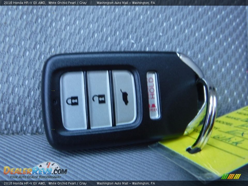 2018 Honda HR-V EX AWD White Orchid Pearl / Gray Photo #25