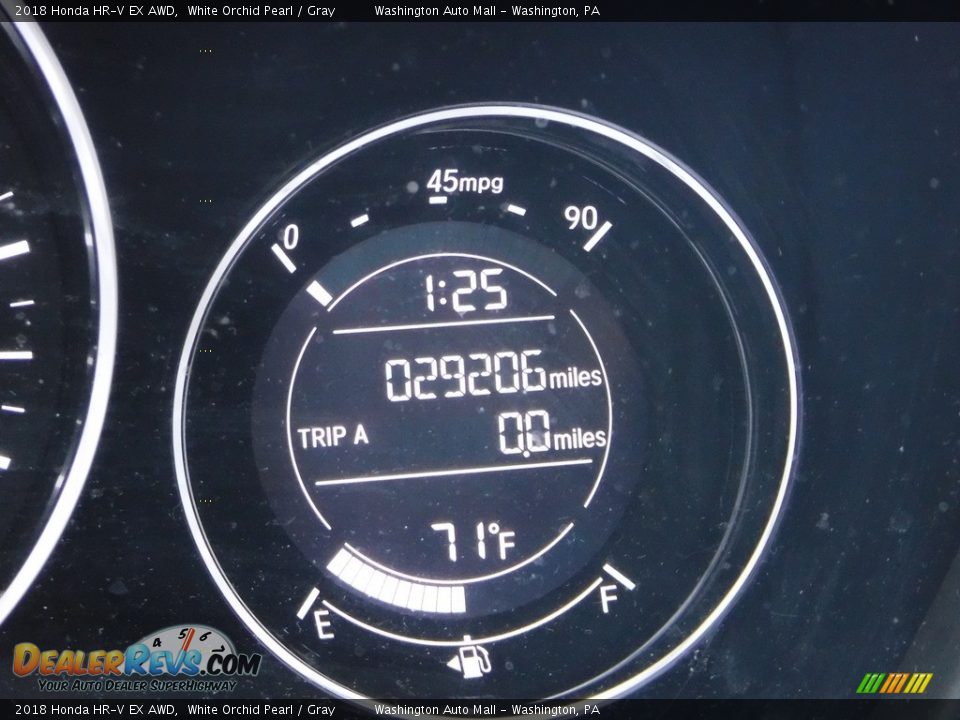 2018 Honda HR-V EX AWD White Orchid Pearl / Gray Photo #28