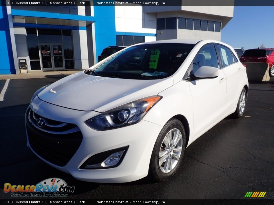 2013 Hyundai Elantra GT Monaco White / Black Photo #2