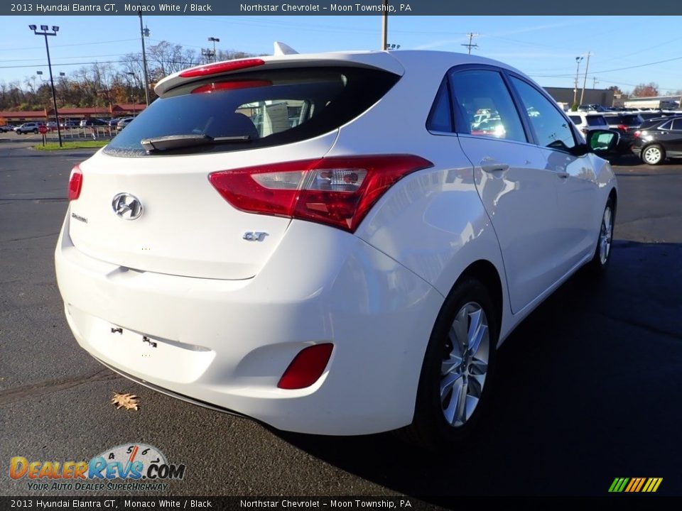 2013 Hyundai Elantra GT Monaco White / Black Photo #8