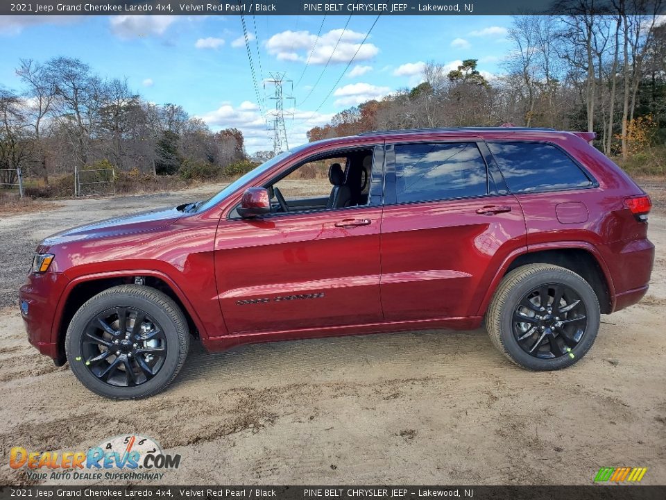 Velvet Red Pearl 2021 Jeep Grand Cherokee Laredo 4x4 Photo #4