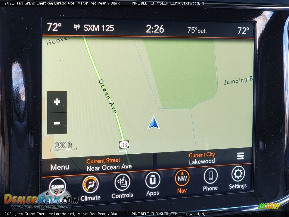 2021 Jeep Grand Cherokee Laredo 4x4 Velvet Red Pearl / Black Photo #14