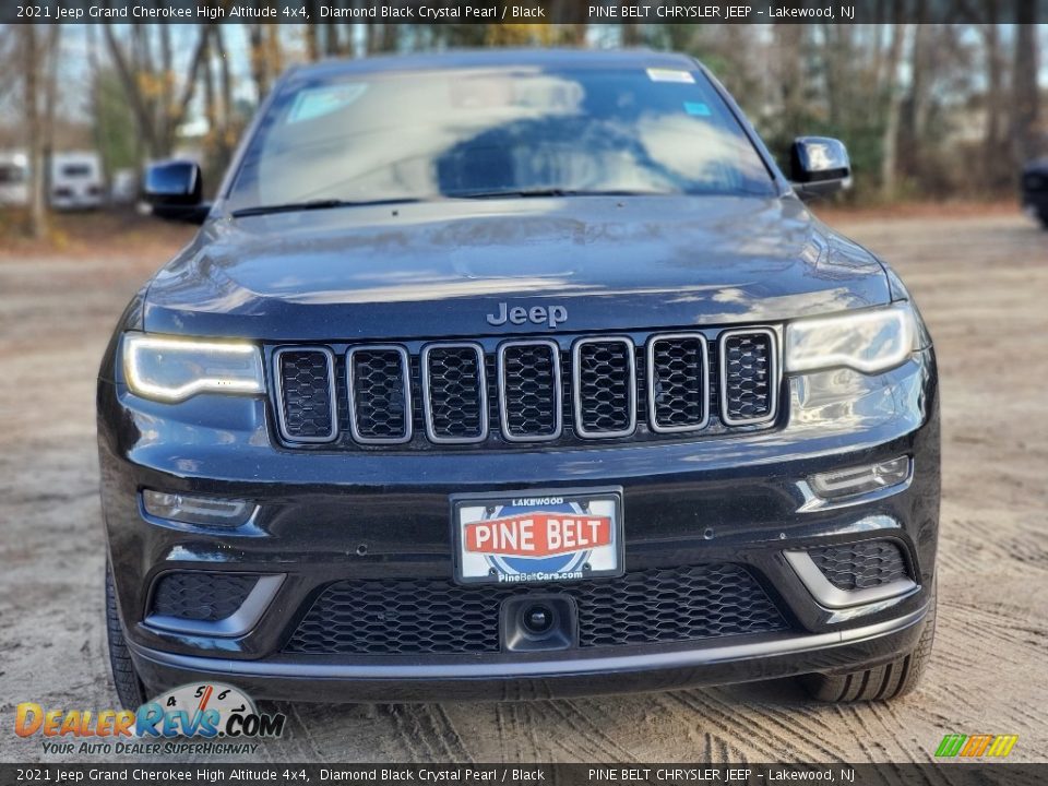 2021 Jeep Grand Cherokee High Altitude 4x4 Diamond Black Crystal Pearl / Black Photo #3