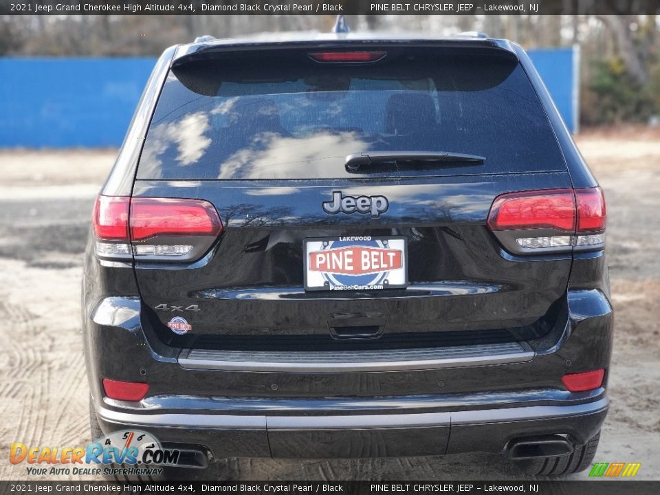 2021 Jeep Grand Cherokee High Altitude 4x4 Diamond Black Crystal Pearl / Black Photo #7