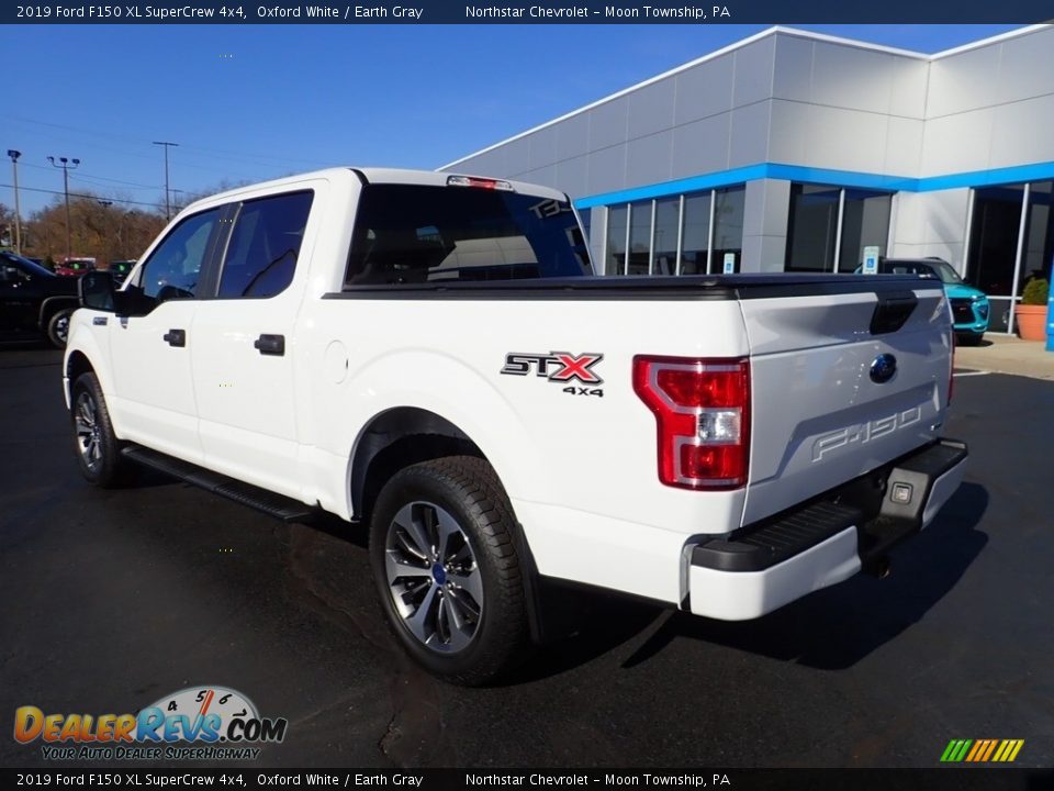 2019 Ford F150 XL SuperCrew 4x4 Oxford White / Earth Gray Photo #4