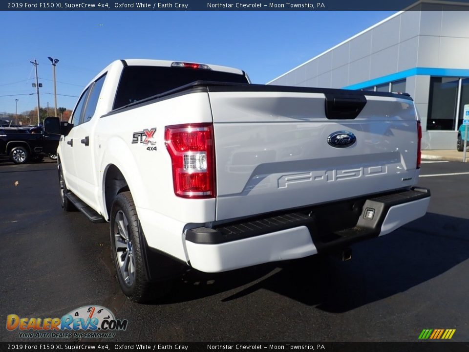 2019 Ford F150 XL SuperCrew 4x4 Oxford White / Earth Gray Photo #5