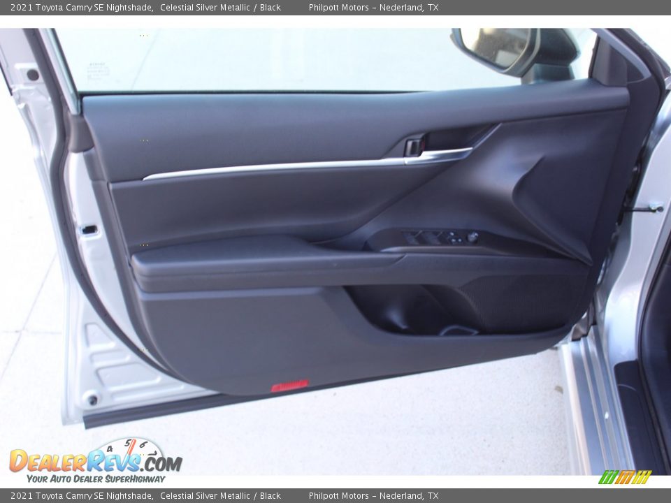 2021 Toyota Camry SE Nightshade Celestial Silver Metallic / Black Photo #9