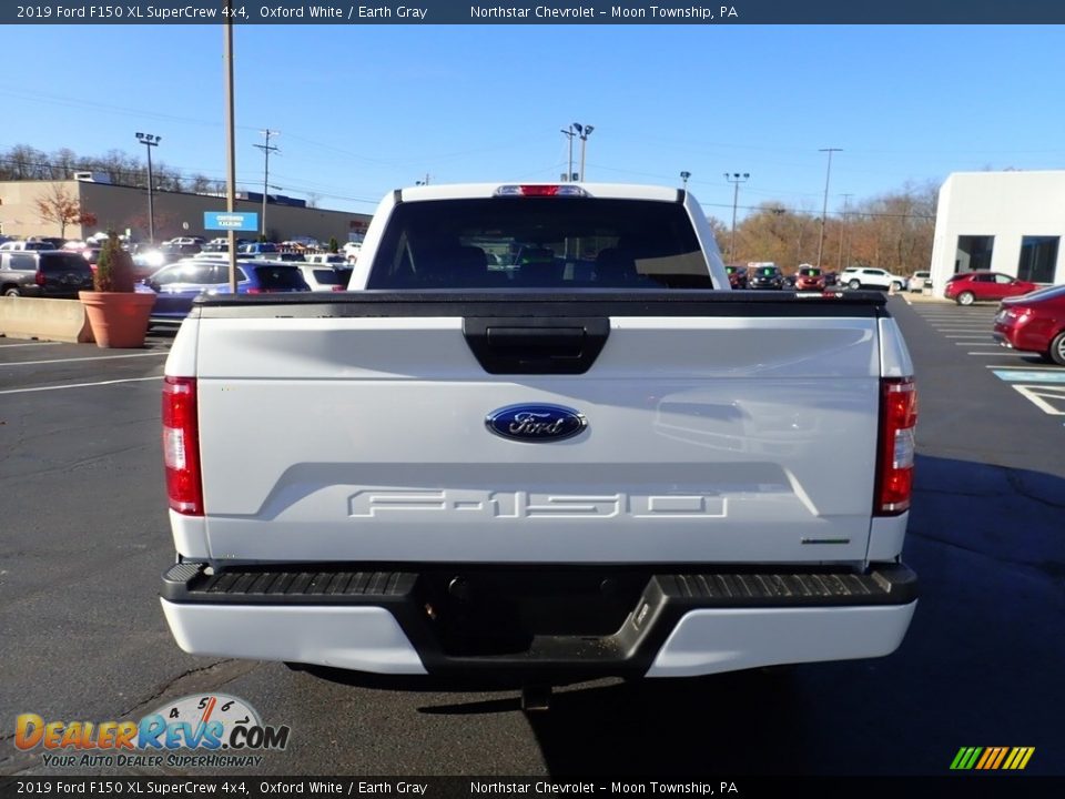 2019 Ford F150 XL SuperCrew 4x4 Oxford White / Earth Gray Photo #6