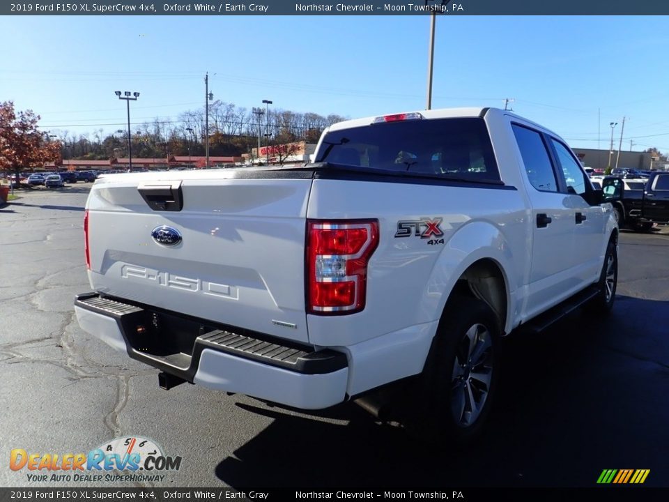 2019 Ford F150 XL SuperCrew 4x4 Oxford White / Earth Gray Photo #7