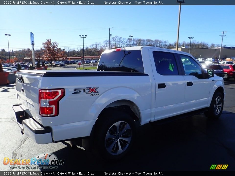 2019 Ford F150 XL SuperCrew 4x4 Oxford White / Earth Gray Photo #8