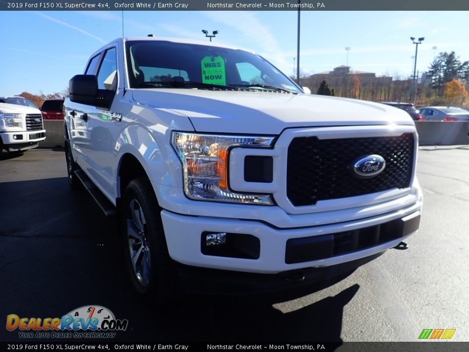 2019 Ford F150 XL SuperCrew 4x4 Oxford White / Earth Gray Photo #11