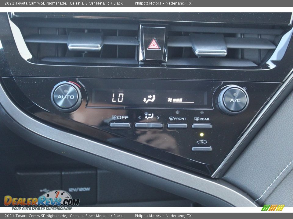 2021 Toyota Camry SE Nightshade Celestial Silver Metallic / Black Photo #16