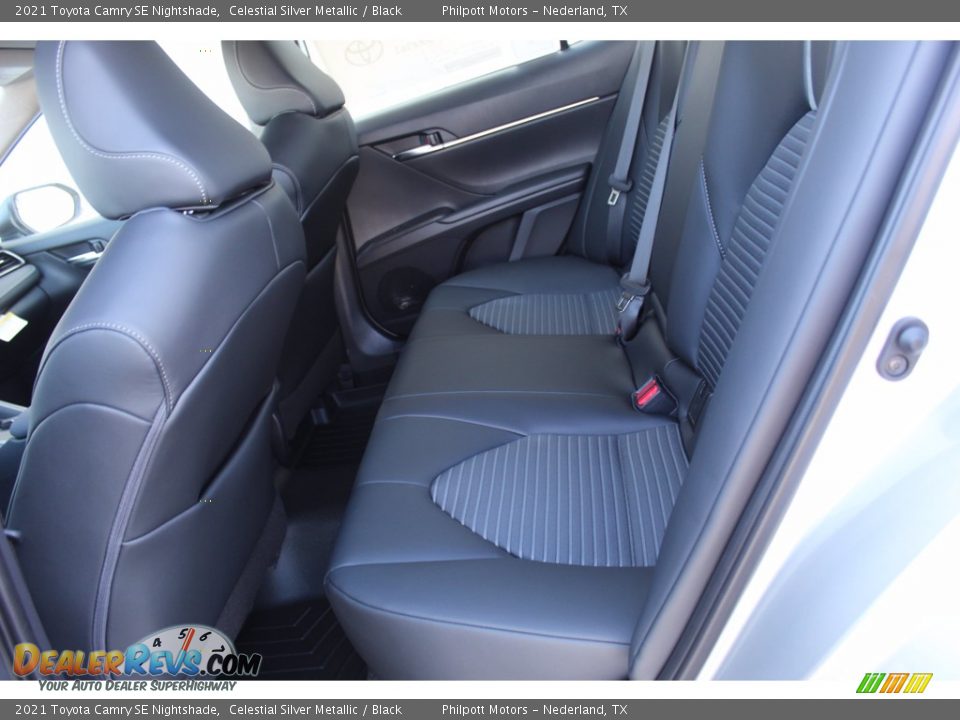 2021 Toyota Camry SE Nightshade Celestial Silver Metallic / Black Photo #19