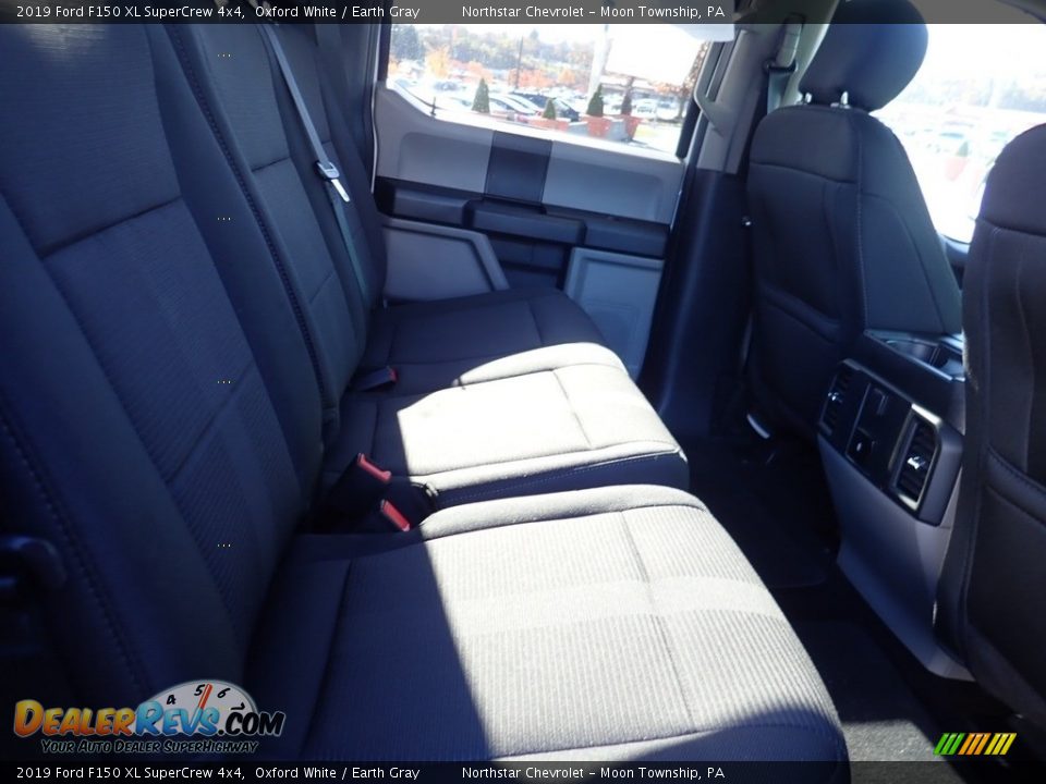 2019 Ford F150 XL SuperCrew 4x4 Oxford White / Earth Gray Photo #17