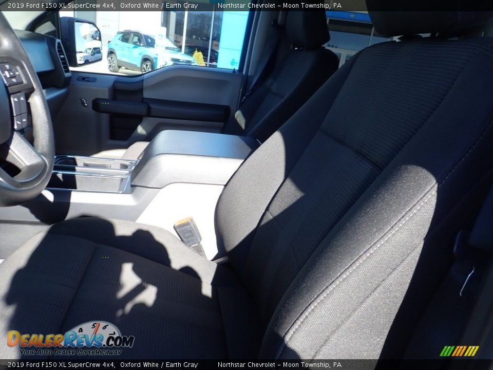 2019 Ford F150 XL SuperCrew 4x4 Oxford White / Earth Gray Photo #19