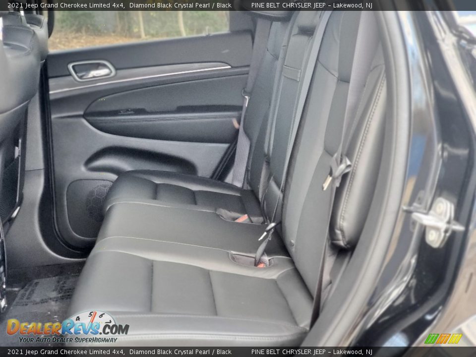 2021 Jeep Grand Cherokee Limited 4x4 Diamond Black Crystal Pearl / Black Photo #9