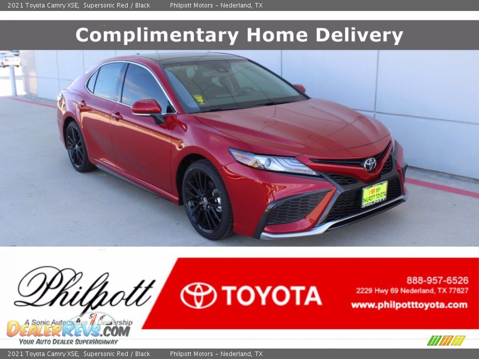 2021 Toyota Camry XSE Supersonic Red / Black Photo #1