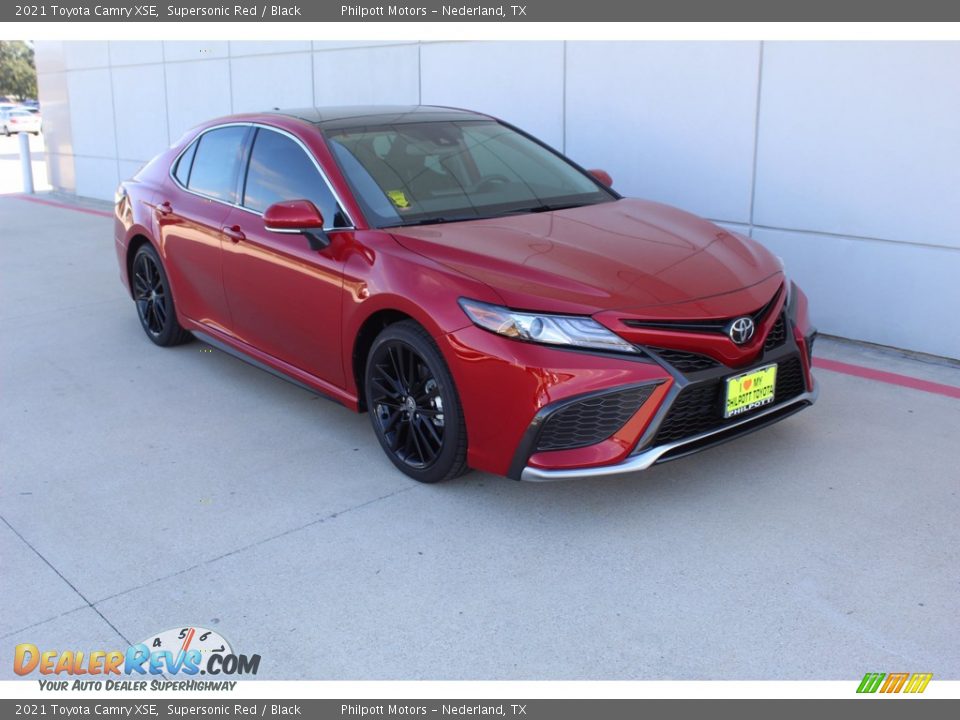 2021 Toyota Camry XSE Supersonic Red / Black Photo #2