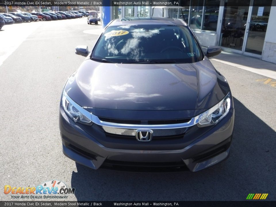 2017 Honda Civic EX Sedan Modern Steel Metallic / Black Photo #5