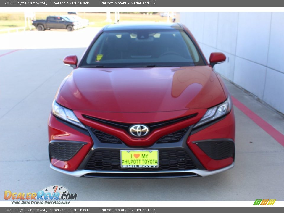 2021 Toyota Camry XSE Supersonic Red / Black Photo #3